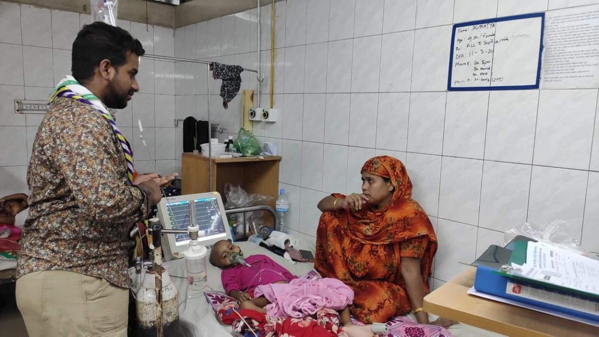 ক্যান্সার আক্রান্ত শিশুদের সেবা প্রদান