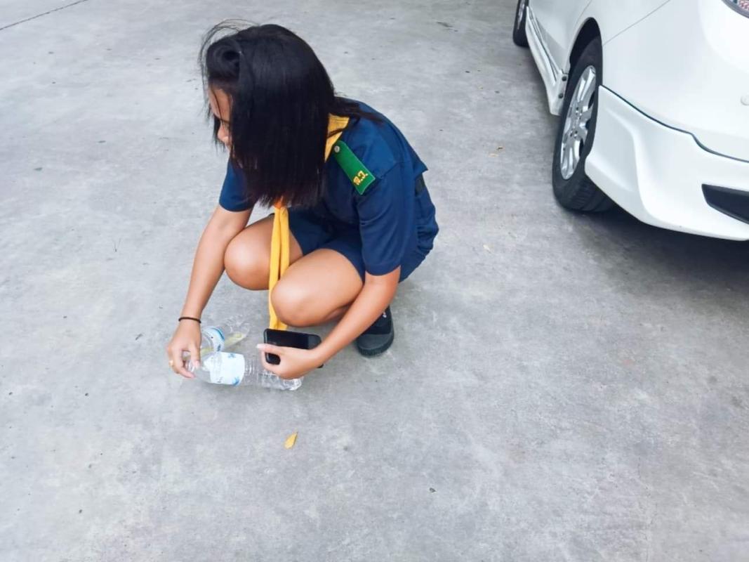 บำเพ็ญประโยชน์เก็บขยะในสถานศึกษาวันที่13พฤศจิกายน2562