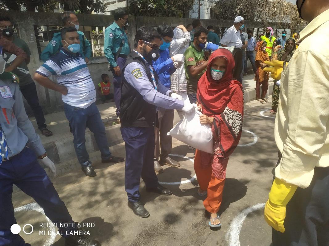 করোনা কালিন ত্রাণ বিতরণ ২০২০