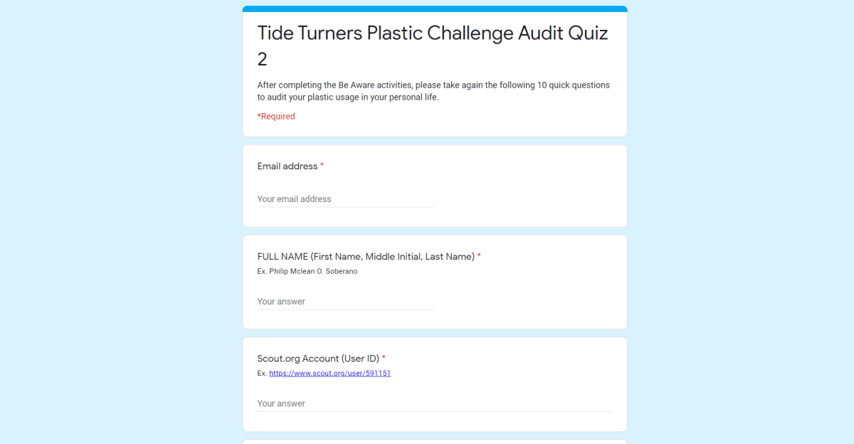 Audit Your Plastic Habit Worksheet 2