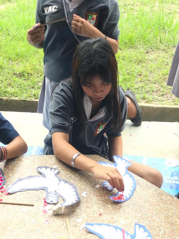 เข้าร่วมกิจกรรมวันสันติภาพ