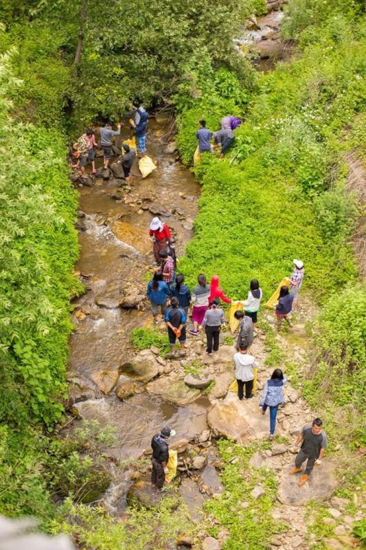 Chubachu stream cleaning campaign 2