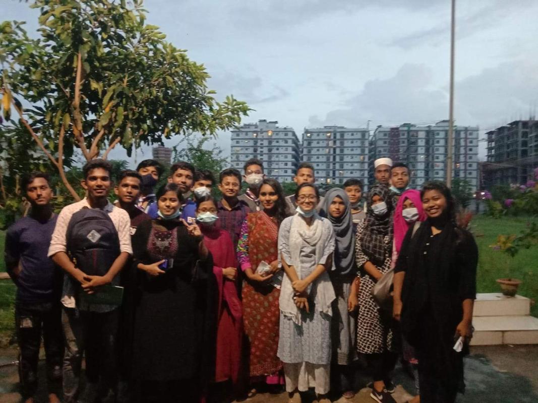 বন্যার্থ মানুষদের সহযোগীতার জন্য আলোচনা 