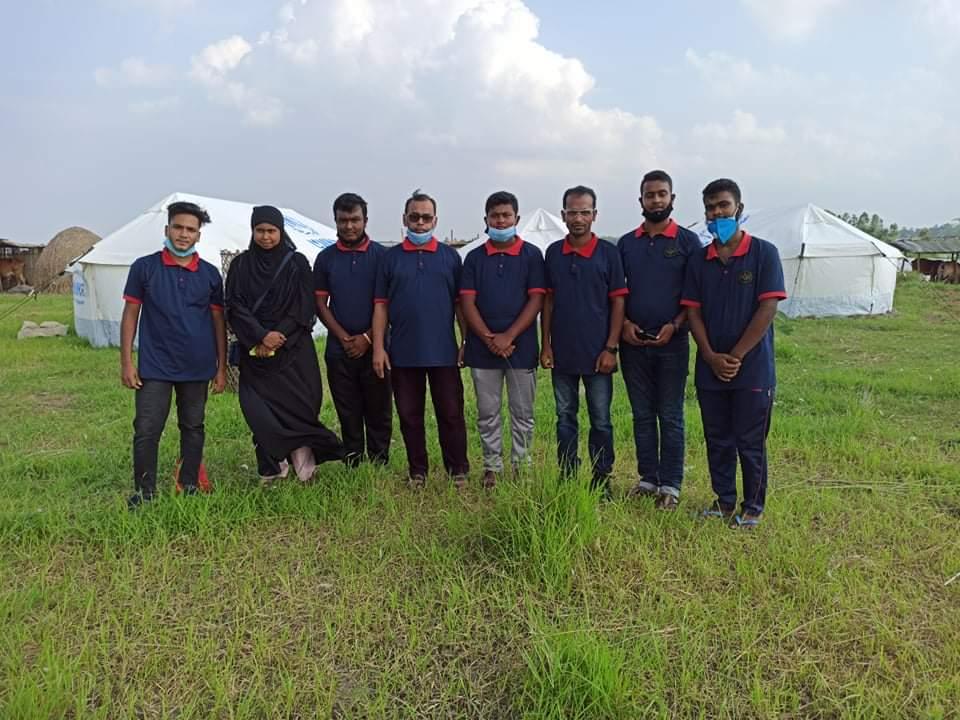 নদীর বন্যা পরিস্থিতি দেখতে রেসকিউ টিমকে সাথে নিয়ে বিভিন্ন জায়গায় পর্যবেক্ষন।