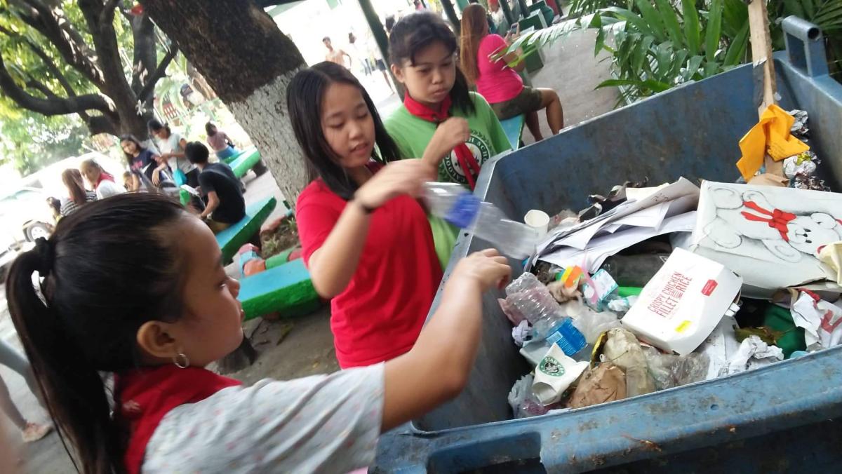 Day #8 Cleaning And Repairing In The School Grounds SWA Entry Of Caloocan High School Senior Scouts
