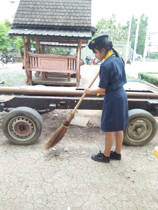 กิจกรรมทำความสะอาดที่วิทยาลัยอาชีวศึกษาเทคโนโลยีเอเชีย