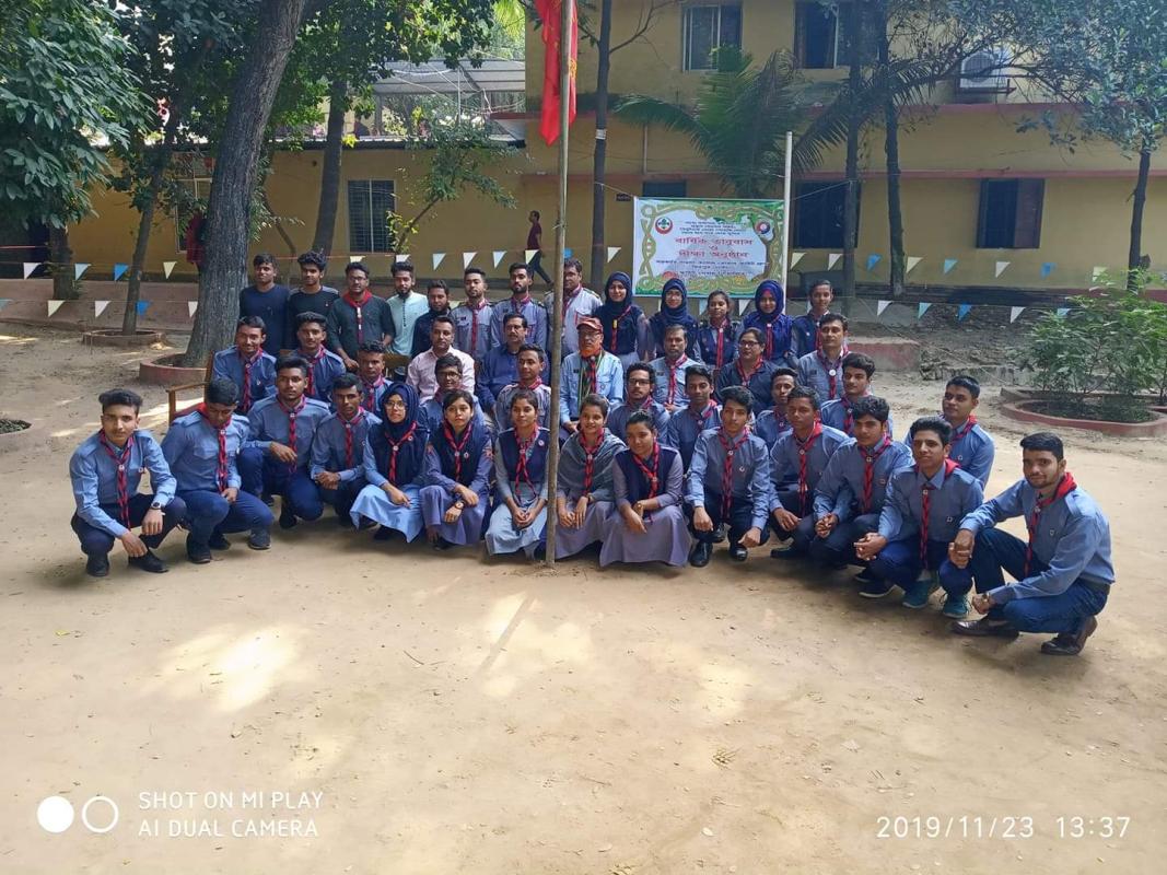 সরকারি বাঙলা কলেজ রোভার স্কাউট গ্রুপে ৩৩তম দীক্ষা ও তাঁবুবাস।

