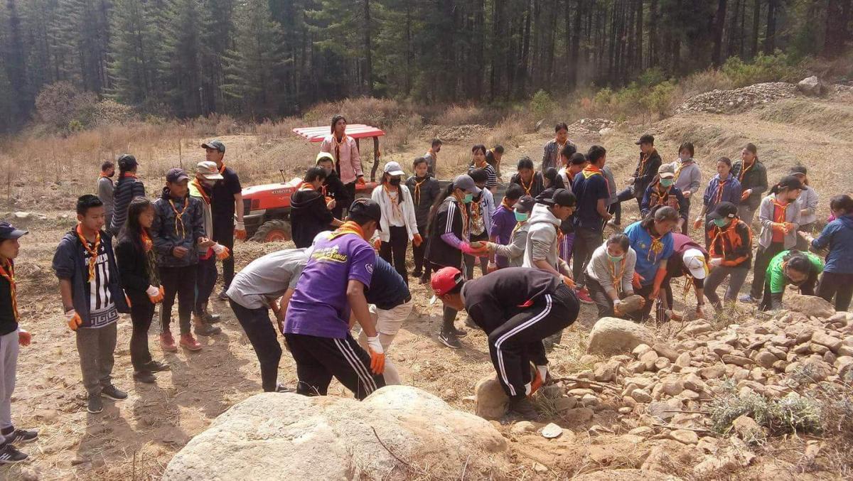 Volunteer Work In Dechenphu