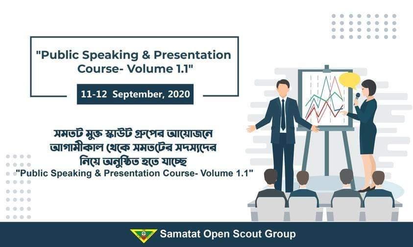 Public Speaking And Presenter Course By Samatat Open Scout Group. 