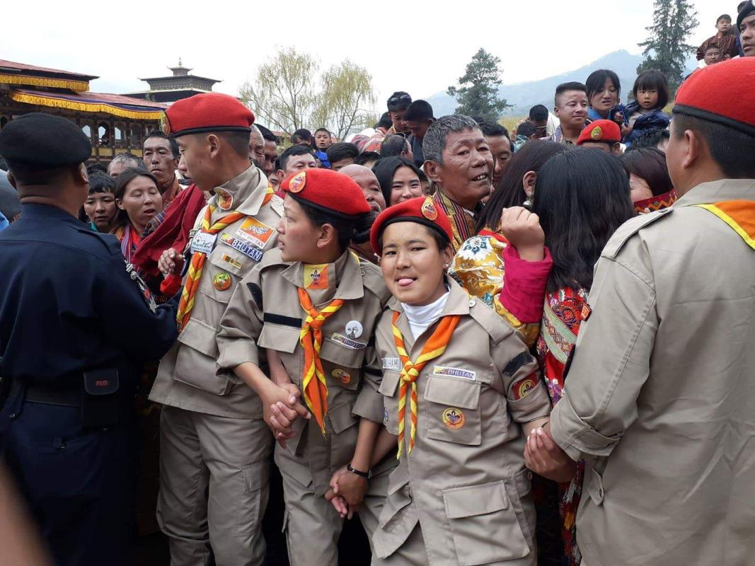 Paro Tshechu(festival) Crowd Controlling