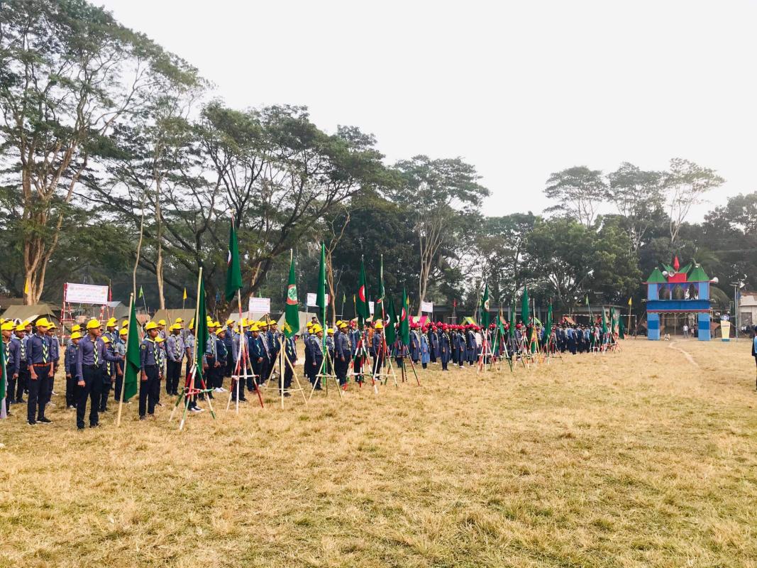 Scout Camp Bangladesh Scouts, Jajira Upazila. 