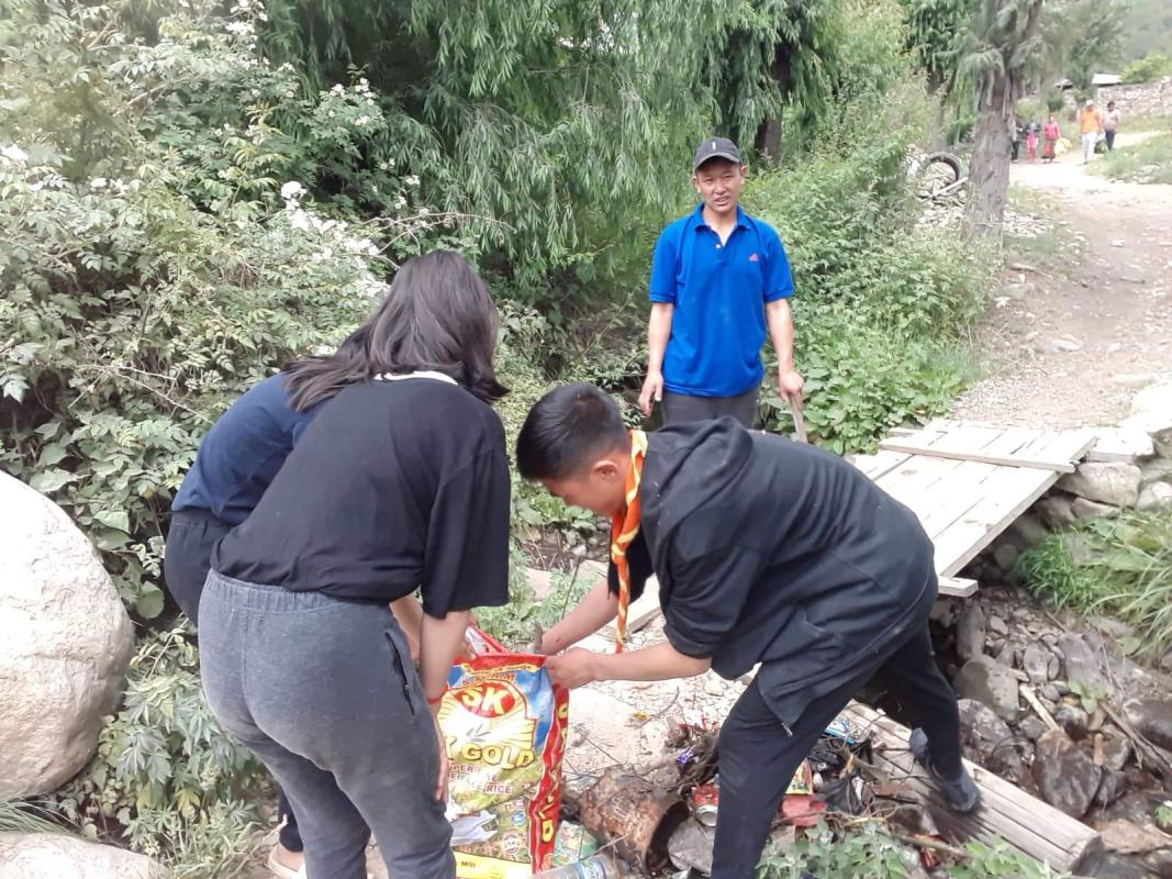 Cleaning camp