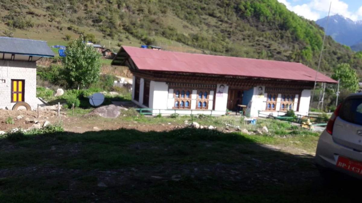 Dangchu gewog center duty at Nobding 