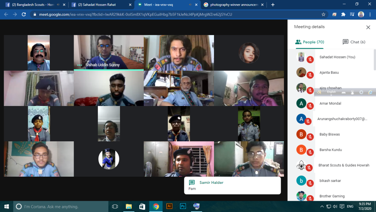 Indo-Bangladesh Scout Friendship Program  2020