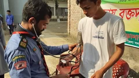 Blood grouping and voluntary blood donation program 2019