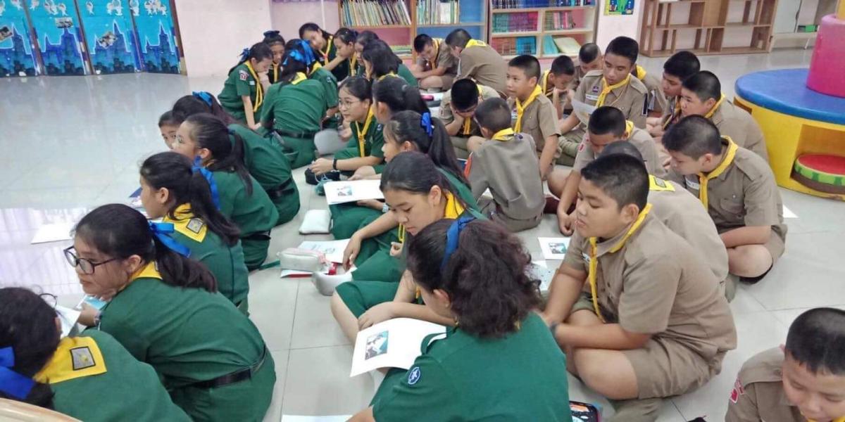   บรรยากาศในห้องเรียนลูกเสือสามัญ
