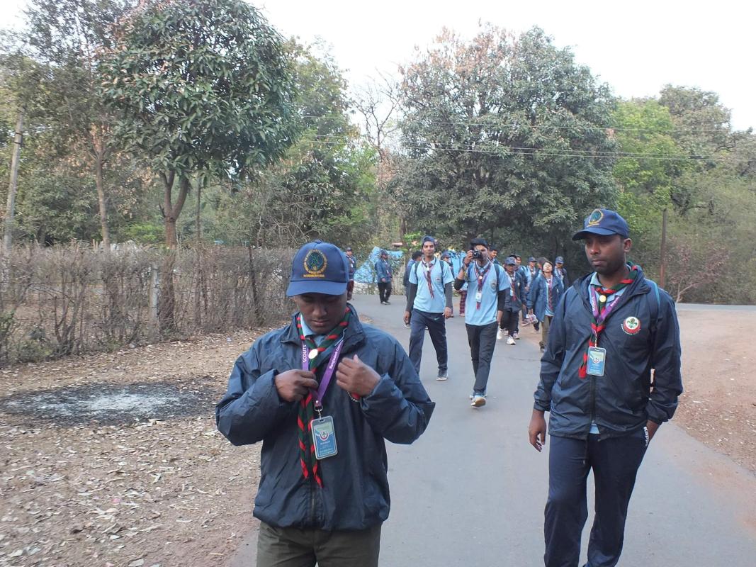 1st Saanso Adventure Camp,India,2019-Haiking and fun !