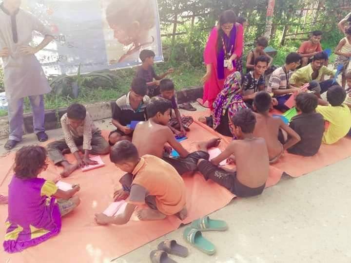 পথশিশুদের শিক্ষাদান- ২০১৬