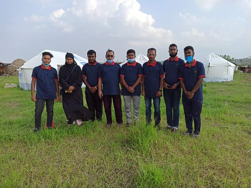 নদীর বন্যা পরিস্থিতি দেখতে রেসকিউ টিমকে সাথে নিয়ে বিভিন্ন জায়গায় পর্যবেক্ষন।