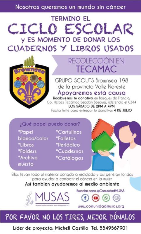 Reciclando por un mundo sin cáncer VNE