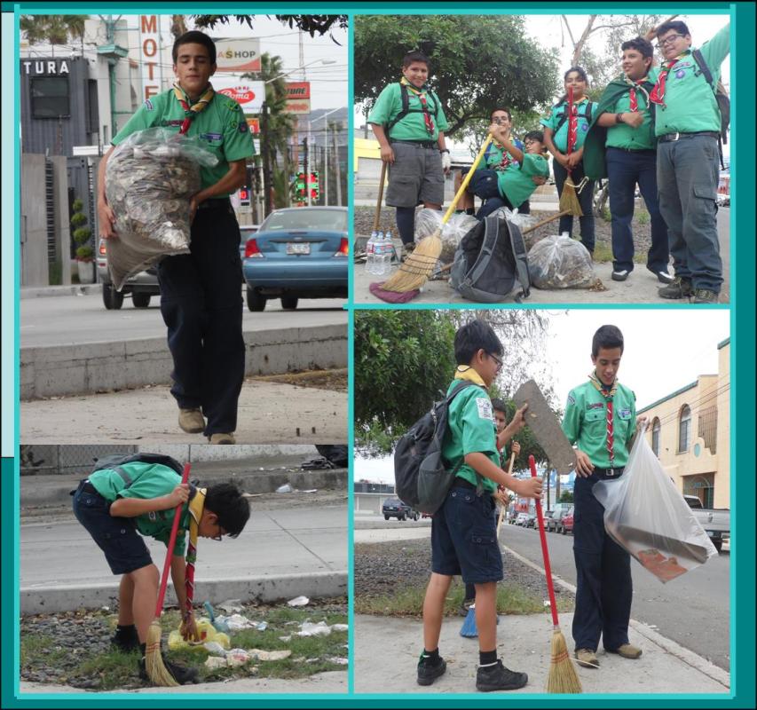 Limpieza de Banqueta Publica