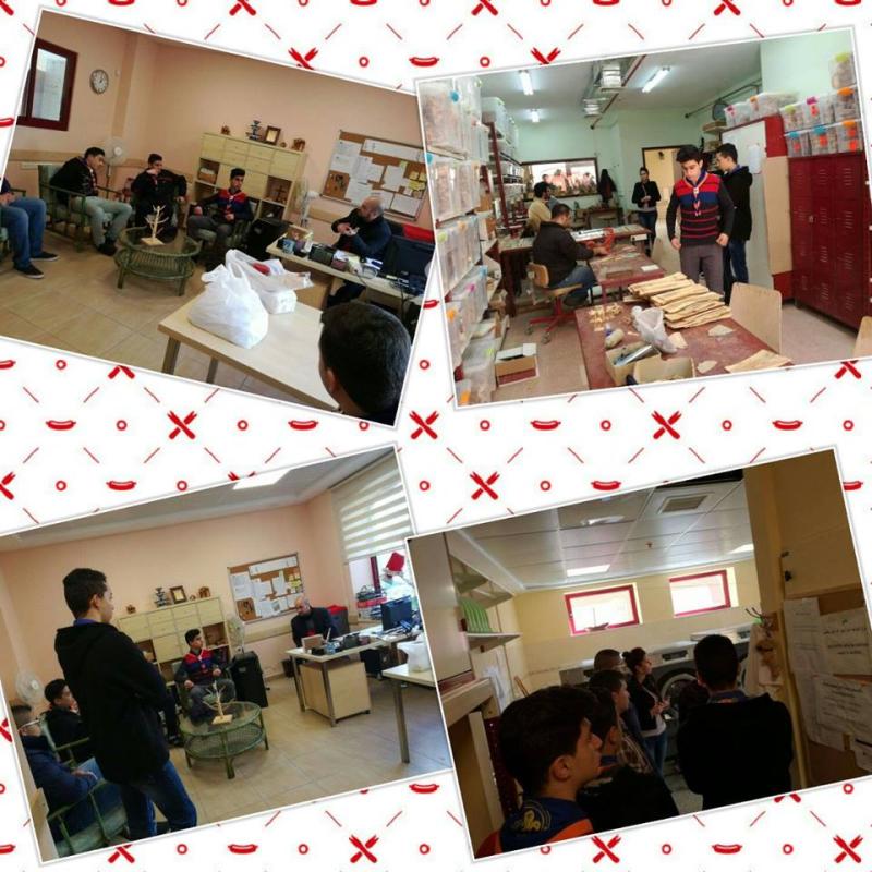 The tiger patrol visits a charity for people with special needs 