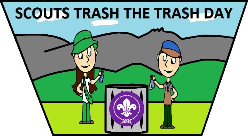 Dia Escoteiro de recolher o Lixo