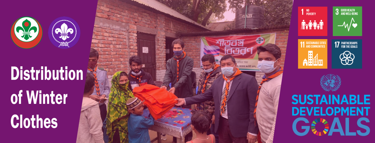 Distribution of winter clothes 