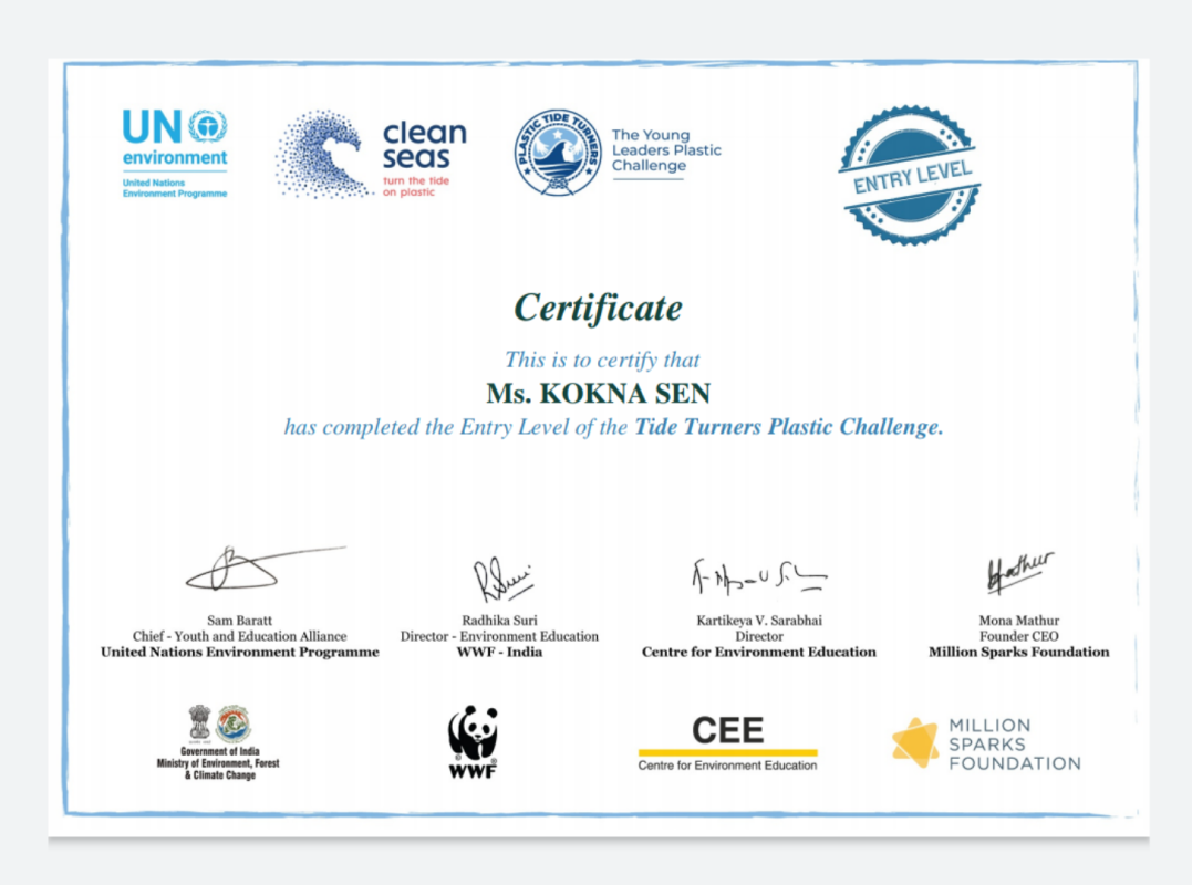 #SANKALPPROJECT

  ENVIRONMENT & SUSTAINABILITY

 #CHALLENGE NO 2:#Plastictideturnerschallenge

