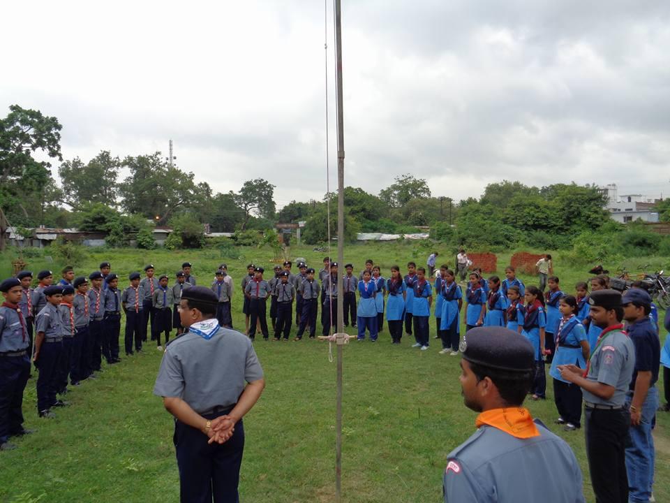 clean scout bhawan campaigning 