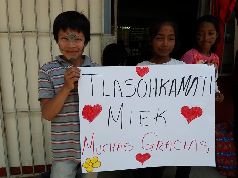 Voluntarios en Tela del Volcan 