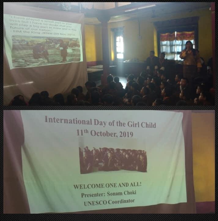 Observance of the International day of Girl Child
