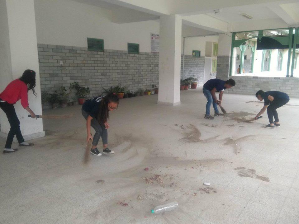 Preparation For World YOGA Day Celebration...