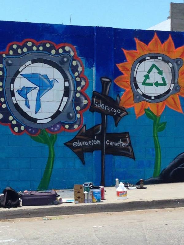 Wall Painting in Granjas Familiares to promote community engagement (phase II)
