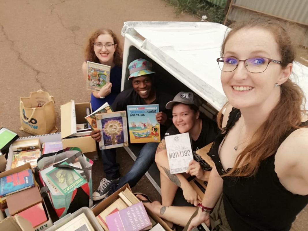 Book drive for rural schools, Scouts South Africa