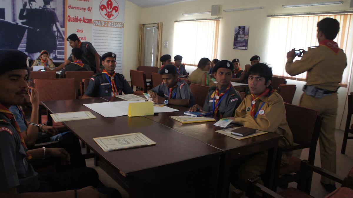 Kurram Scouts open Group Sadda Rover scout Waheed Khan  in  youth Forum in 2nd special Integration ( India, Pakistan) Islamabad 2-6 May 2012