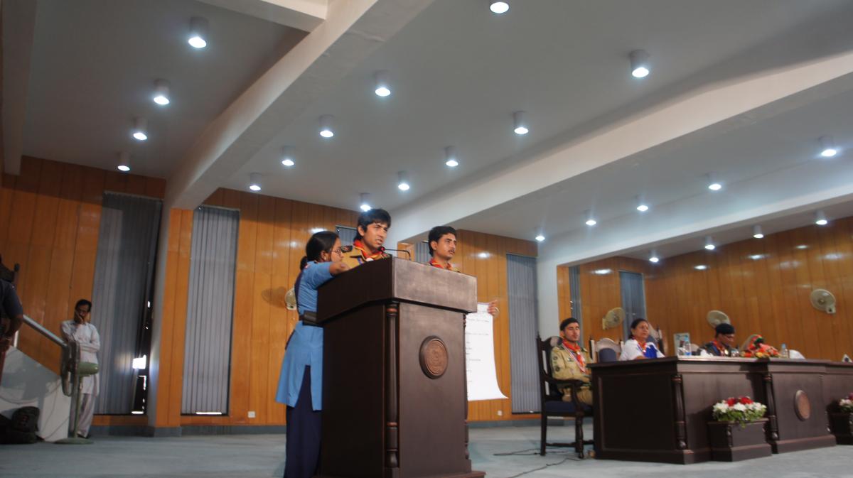 Kurram Scouts open Group Sadda Rover scout Waheed Khan Presentation in federal board Islamabad  what we discuss in  youth Forum in 2nd special Integration ( India, Pakistan) Islamabad 2-6 May 2012