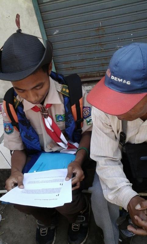 Reading Rally di Kota Tangeran dalam rangka BP Day