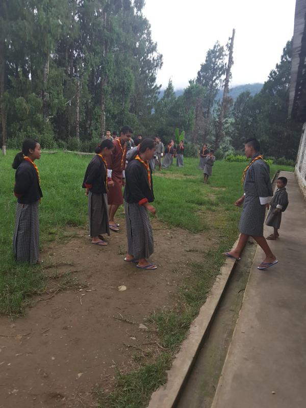 Sherigatshel scouts drill practics