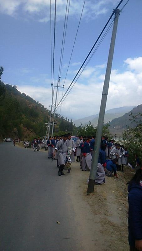 Cleaning Campaign to celebrate 5th King's Birth Day and Scouts Day