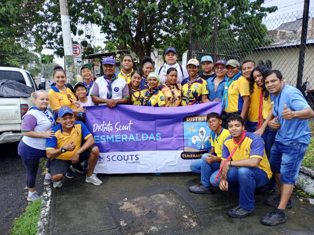 Equipo Siempre Listo a la Acción Humanitaria del Distrito Scout Esmeraldas