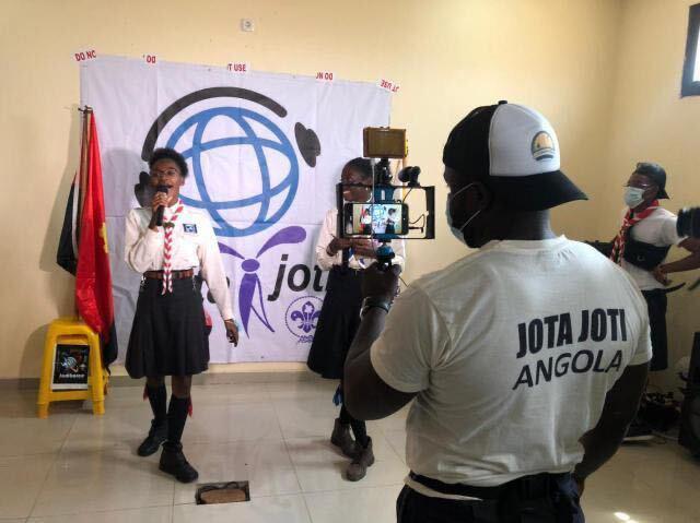 Young people working on a video project 