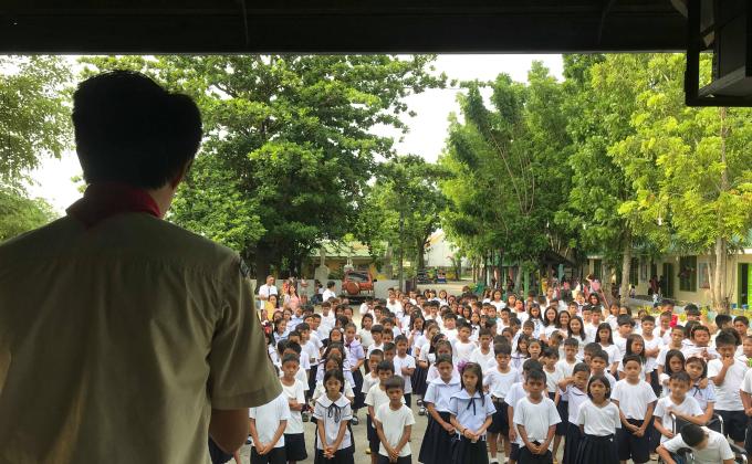 Center for Active Reading and Learning Turn-Over Ceremony (SWA Post-Voluntary Service of TMS Scouting Movement; 10 June 2019)