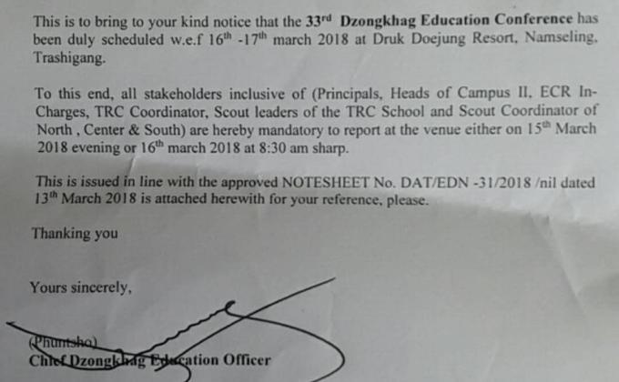 33rd District Scout Conference