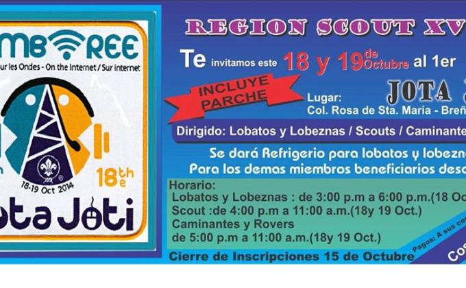 Nos vemos en el JOTA JOTI 2014!