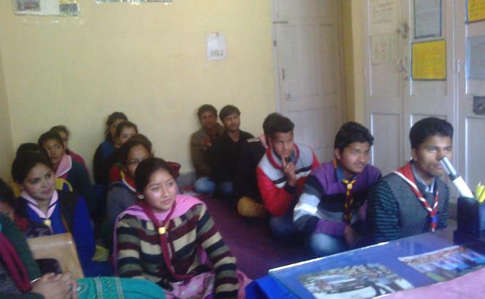 crew meeting....................