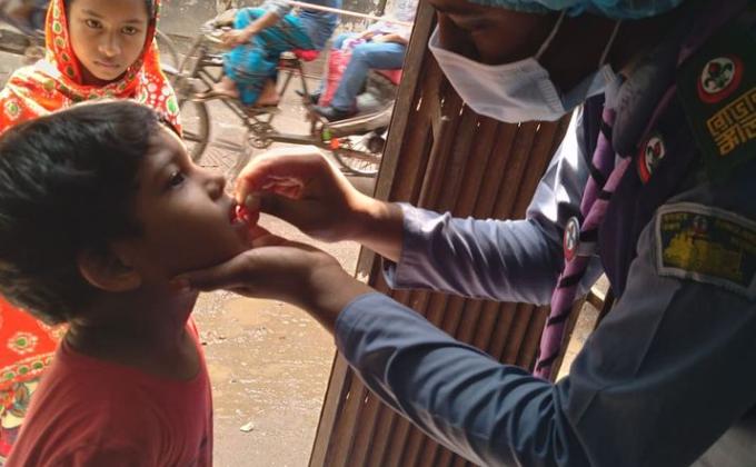 Vitamin A-plus Campaign Assistance in Bangladesh.