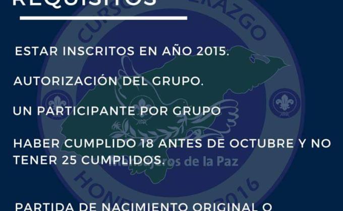 1er Curso de Liderazgo Honduras 2016 (Honduras Leadership Training)