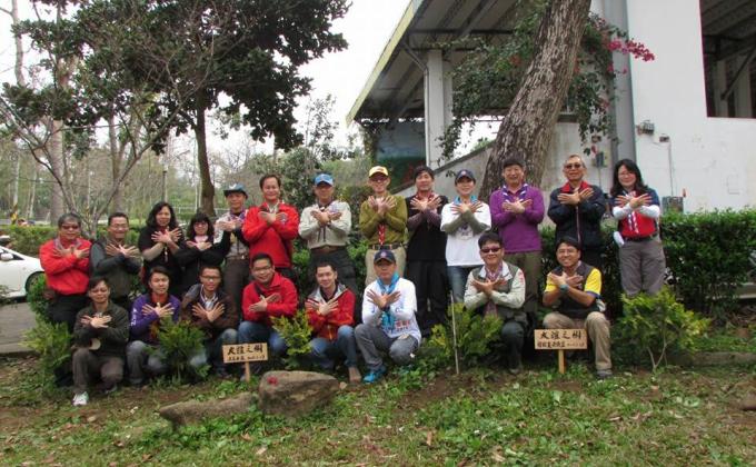 APR Scout leaders kicked off Month of Tree Planting in Taiwan by Scouts of China
