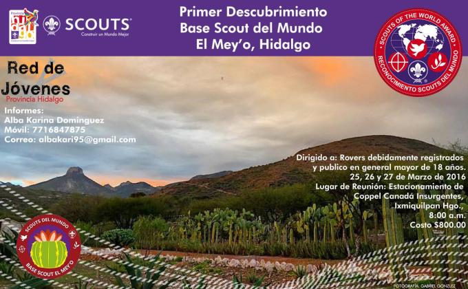 Primer descubrimiento en la Base Scout del Mundo El Mey'o, HIdalgo